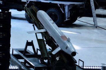 S8000 Banderol missile on a land-launching system.