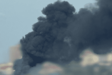 A plume of smoke rises near Igor Sikorsky Kyiv International Airport (Zhuliany) following a reported Russian drone strike on September 4, 2026. A plume of smoke rises near Igor Sikorsky Kyiv International Airport (Zhuliany) following a reported Russian drone strike on September 4, 2026.