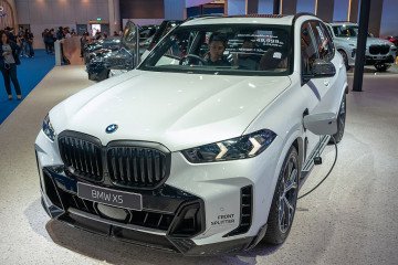 A BMW X5 electric SUV is seen at the BMW booth of the 47th Bangkok International Motor Show at the IMPACT Challenger Hall. (Source: Getty Images)