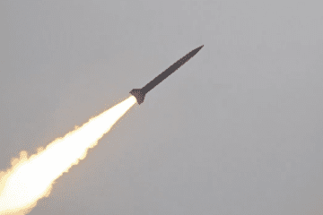 Test launch of the FP-7.x interceptor missile.