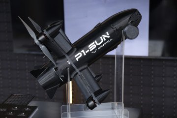A Ukrainian P1-SUN interceptor drone on display at the 2026 ILA Berlin Air Show in Schoenefeld, Germany, on June 10, 2026. (Source: Getty Images) A Ukrainian P1-SUN interceptor drone on display at the 2026 ILA Berlin Air Show in Schoenefeld, Germany, on June 10, 2026. (Source: Getty Images)