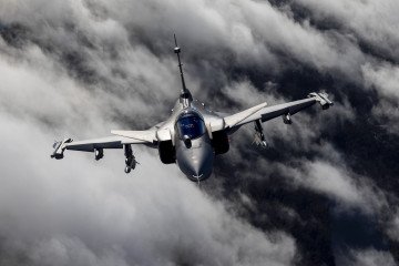 Gripen E/F fighter aircraft. Gripen E/F fighter aircraft.