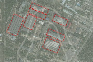 Production shops damaged at the plant by a Ukrainian strike. Production shops damaged at the plant by a Ukrainian strike.