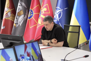 Ukrainian Defense Minister Mykhailo Fedorov speaks with Canadian National Defense Minister David McGuinty during a video call. (Source: MOD/X) Ukrainian Defense Minister Mykhailo Fedorov speaks with Canadian National Defense Minister David McGuinty during a video call. (Source: MOD/X)