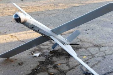 Russian Lancet loitering munition displayed on the ground. The drone is a one-way attack UAV developed by ZALA Aero and widely used by Russian forces in the war against Ukraine. (Source: eurosolidarity.org) Russian Lancet loitering munition displayed on the ground. The drone is a one-way attack UAV developed by ZALA Aero and widely used by Russian forces in the war against Ukraine. (Source: eurosolidarity.org)