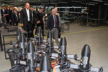 US Senator Lindsey Graham tours SkyFall’s drone production facility during a visit to Ukraine on July 11, 2026. (Source: SkyFall) US Senator Lindsey Graham tours SkyFall’s drone production facility during a visit to Ukraine on July 11, 2026. (Source: SkyFall)