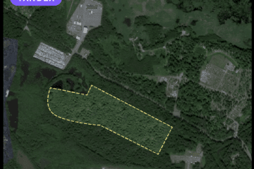 Military base with Bastion systems on the Yandex map. (Source: Juha Rissanen/Yle)
