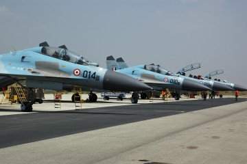 Sukhoi Su-30 aircraft from the Indian Air Force at Istres Air Base. (Source: Getty Images)