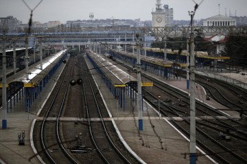 Empty main railway station in Crimea on December 28, 2014. Illustrative photo. (Source: Getty Images)