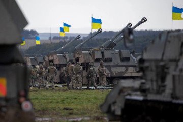 Ukrainain soldiers during Operation Interflex training.