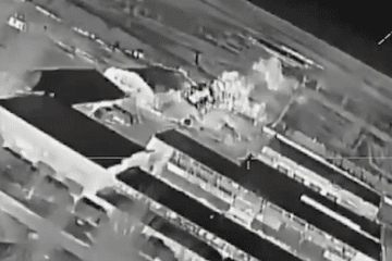 Ukraine Destroys Iskander Missile Depot and “Rubikon” Control Center in Temporary Occupied Territory A still image from drone footage shows the moment of impact on a Russian military facility in temporarily occupied territory. (Source: Ukraine’s Special Operations Forces)