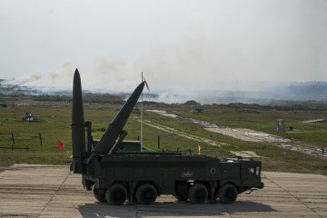 A Russian Iskander-E missile. (Source: Getty Images)