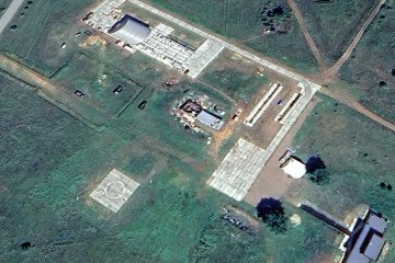 Satellite image of Russia’s Geran-2 drone testing site in Orenburg region, 2025. (Source: kim høvik)