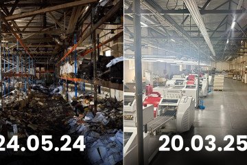 Kharkiv’s Largest Printing House Rebuilt With Howard Buffett’s Help After Russian Strike Kharkiv’s Largest Printing House Rebuilt With Howard Buffett’s Help After Russian Strike