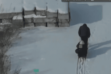 Russian Drone Strikes Civilian Couple Fleeing Sumy Border Village