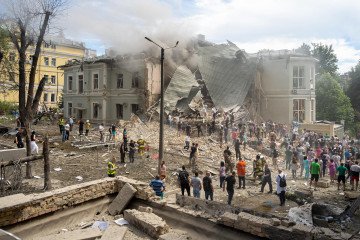 EU Calls Russia’s Strikes on Ukrainian Hospitals a War Crime