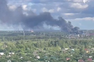 Ukrainian Drones Breach Russian Defenses, Hit Strategic Military Depot Inside Bryansk