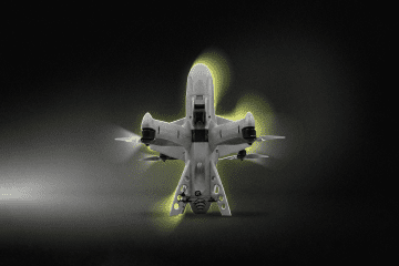 Ukraine’s Skazhenyi interceptor drone in flight. (Source: UNITED24 Media/Oleksandr Manukians) Ukraine’s Skazhenyi interceptor drone in flight. (Source: UNITED24 Media/Oleksandr Manukians)