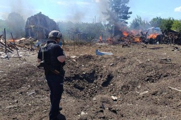 Russian Attack on Rozkishne, Donetsk Region, Kills Three Civilians and Injures Four Russian Attack on Rozkishne, Donetsk Region, Kills Three Civilians and Injures Four
