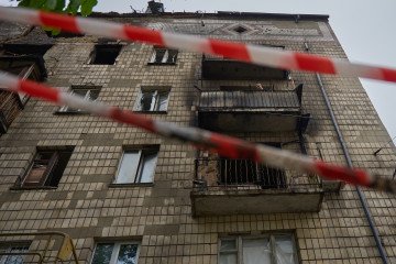 The Devastation From Russian Missile and Drone Attacks on Kyiv
