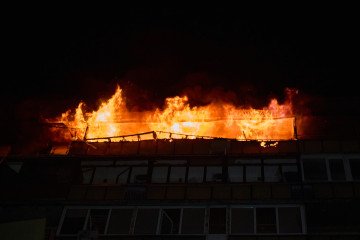 Kyiv Endures Second Russian Airstrike This Week—Exclusive Photos Show Aftermath, Casualties Rise