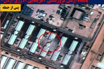 Damaged Bundeswehr field camp at Muwaffaq Salti Air Base in Jordan following reported missile strike. (Source: Iranian media)