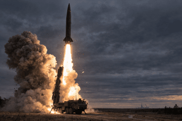 Ballistic missile launch from a mobile ground launcher. Illustrative image. (Photo: Open source)