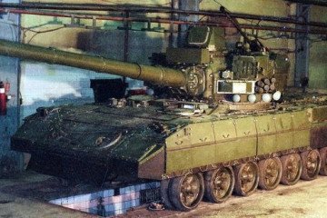 An early prototype of the Russian Object 195 main battle tank. (Source: btvt)