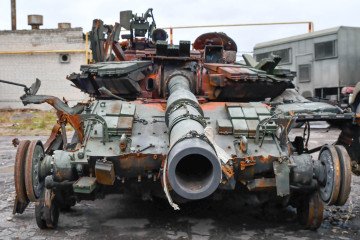 Destroyed Russian military equipment in the liberated town of Lyman, Donetsk region, following Ukraine’s counteroffensive in October 2022. (Photo: Getty Images) Destroyed Russian military equipment in the liberated town of Lyman, Donetsk region, following Ukraine’s counteroffensive in October 2022. (Photo: Getty Images)