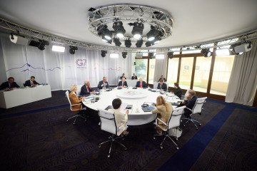 Ukrainian President Volodymyr Zelenskyy meeting with G7 leaders in France, June 16, 2026. Ukrainian President Volodymyr Zelenskyy meeting with G7 leaders in France, June 16, 2026.