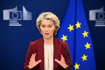European Commission President Ursula Von der Leyen attends a press conference in Brussels on December 3, 2025. (Source: Getty Images) European Commission President Ursula Von der Leyen attends a press conference in Brussels on December 3, 2025. (Source: Getty Images)