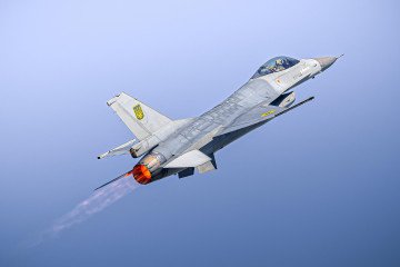 F-16 of the Ukrainian Air Force. F-16 of the Ukrainian Air Force.
