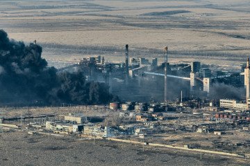Avdiivka Coke Plant bombed by the Russians in early 2024 Why Does Putin Want Donbas So Much?