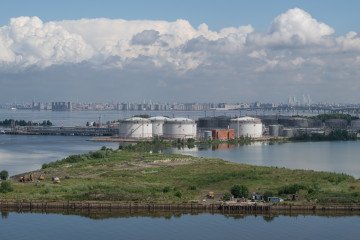 Russia’s Oil and Gas Revenue Set to Jump 60% in July, Boosting War Funding The St. Petersburg Oil Terminal, one of Russia's largest terminals for the transshipment and storage of petroleum products in the Baltic region. (Source: Getty Images)