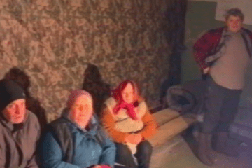 Civilians, rescued by Ukrainian drone operators, May 2026. (Source: ab3army/X)
