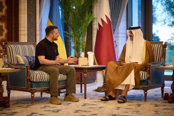 Ukrainian President and Qatari Amir Discuss Peace Formula and Cooperation During Official Visit