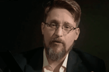 Snowden Used in FSB Campaign Against Western Runet Infrastructure and Apple Smartphones Edward Snowden, interviewed for Russian state-owned media "Rossiya-1" (Source: Russian media)