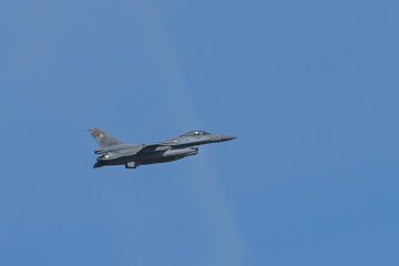 Poland Prepares €50 Million Military Package to Power Up Ukraine’s F-16 Fleet A Polish Air Force Lockheed Martin F-16 Fighting Falcon fighter jet. (Source: Getty Images)