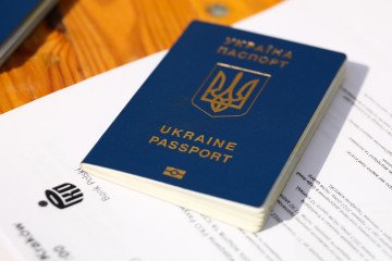 EU to Require Mobilization Exemption Documents for New Ukrainian Protection Seekers Ukraine passport is seen at the register point. Illustrative image. (Source: Getty Images)