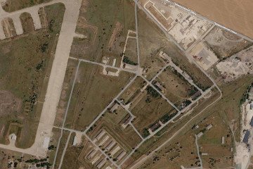 Satellite image of Hvardiiske military air base in temporarily occupied Crimea, which was struck by Ukrainian forces on July 5. (Source: NASA Firms) Satellite image of Hvardiiske military air base in temporarily occupied Crimea, which was struck by Ukrainian forces on July 5. (Source: NASA Firms)