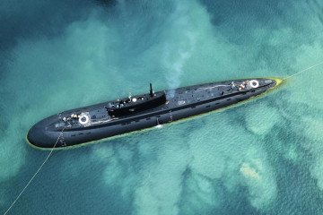 A Russian B-271 Kolpino submarine. (Source: Russian media) A Russian B-271 Kolpino submarine. (Source: Russian media)