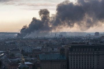 Illustrative image: thick smoke rises over Kyiv, Ukraine, on the morning of June 15, 2026, following a large-scale overnight military operation amid Russia’s invasion of Ukraine. (Source: Getty Images) Illustrative image: thick smoke rises over Kyiv, Ukraine, on the morning of June 15, 2026, following a large-scale overnight military operation amid Russia’s invasion of Ukraine. (Source: Getty Images)