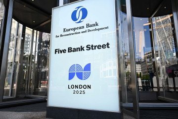 A view from the annual meeting of European Bank for Reconstruction and Development (EBRD) held in Canary Wharf in London, United Kingdom. (Source: Getty Images)
