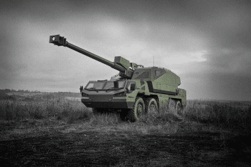 Azov Brigade Is the First to Use Czech 155mm Self-propelled DITAs in Military Combat
