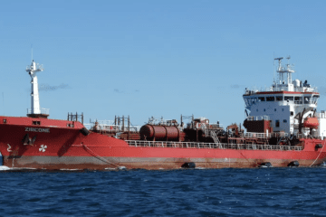 The Cyprus-flagged tanker "Zircone"`. Illustrative photo. (Source: Marine Traffic)