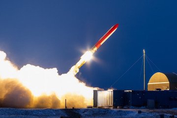 Lanzamiento de prueba del misil nuclear ruso Burevestnik. (Fuente: OsintUpdates/X)