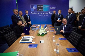 Estonia and the Netherlands Sign Strategic Drone Pacts With Ukraine Estonia and Ukraine signed an agreement on the use of drones (Photo: Stenbock House)