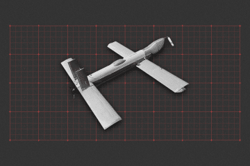 Illustrative image of V2U strike drone. (Source: UNITED24 Media/Oleksandr Manukians)