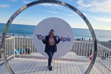 Nonkululeko Mantula in Russian Sochi, 2024. (Source: Nonkululeko Mantula/Facebook)