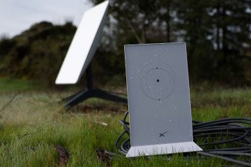 Starlink dish and router pictured on February 12, 2024. (Source: Getty Images) Starlink dish and router pictured on February 12, 2024. (Source: Getty Images)